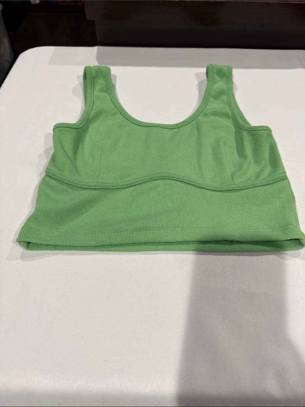 Signature8 Light Green Ribbed Sports Bralette